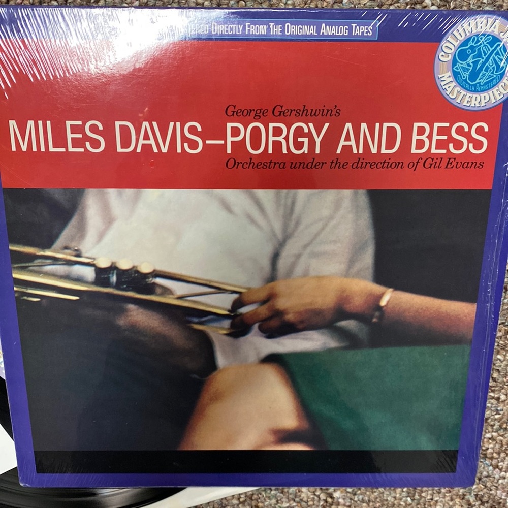 Miles Davis Porgy And Bess Digital Remastered Board - Vinyl Records 1987 remix